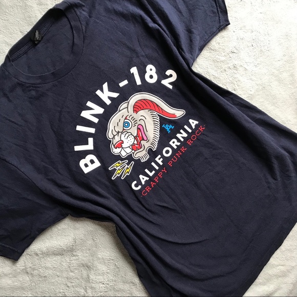 Blink-182 Tops - Blink-182 Bunny Flash Tour T-Shirt Punk Rock Band